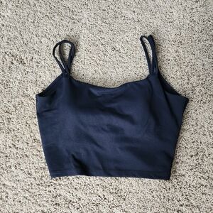 HALARA Size S Black Double-Strap Cropped Tank